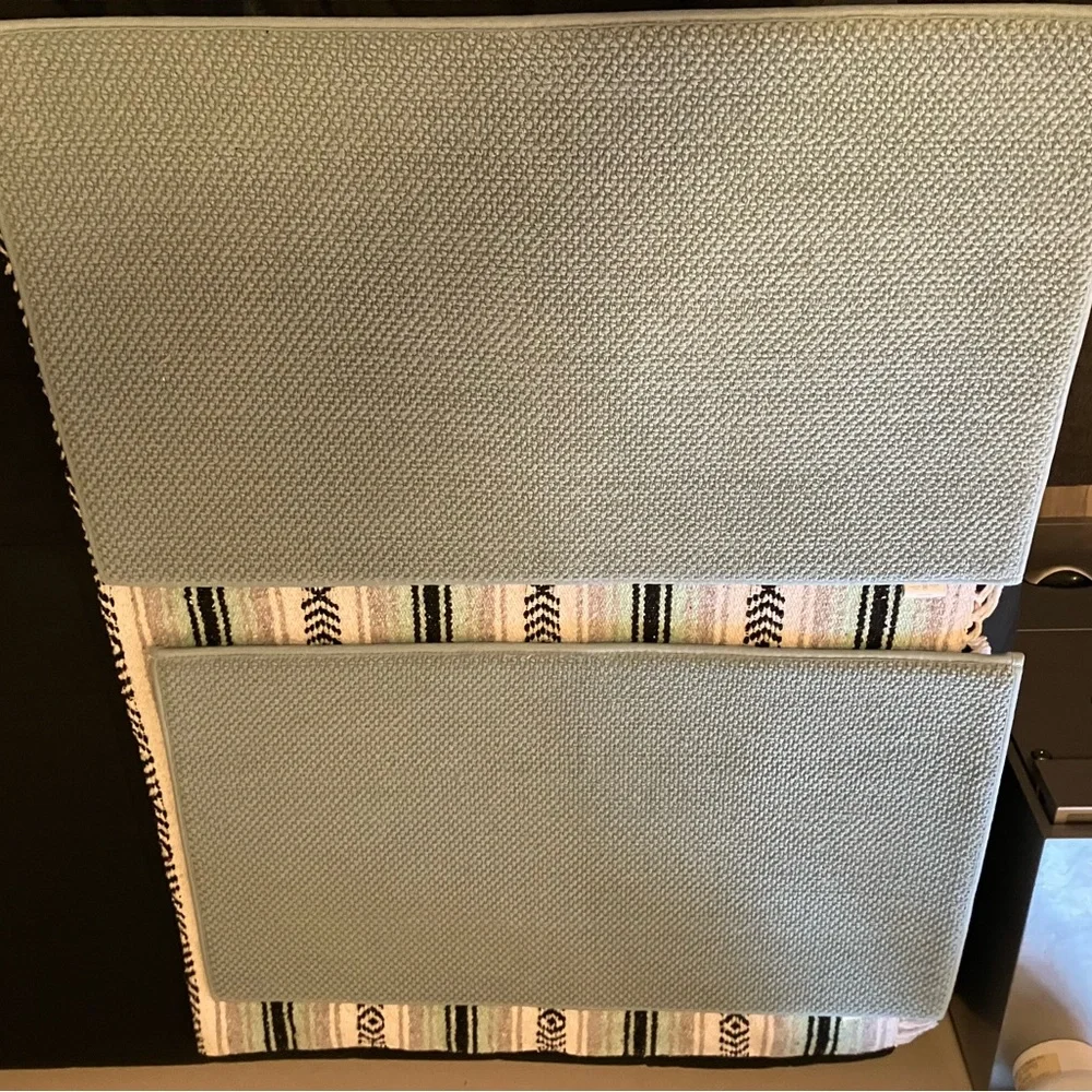 Threshold - Light Blue Bath Mat Set of (3)